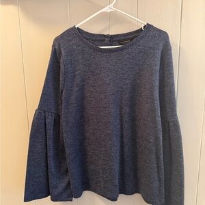 Lucky Brand Navy Long Sleeve Top